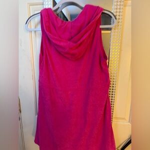 Pink swim suit coverup